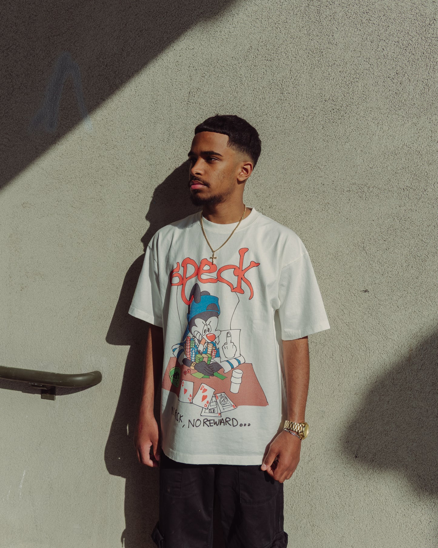 NO RISK NO REWARD TEE